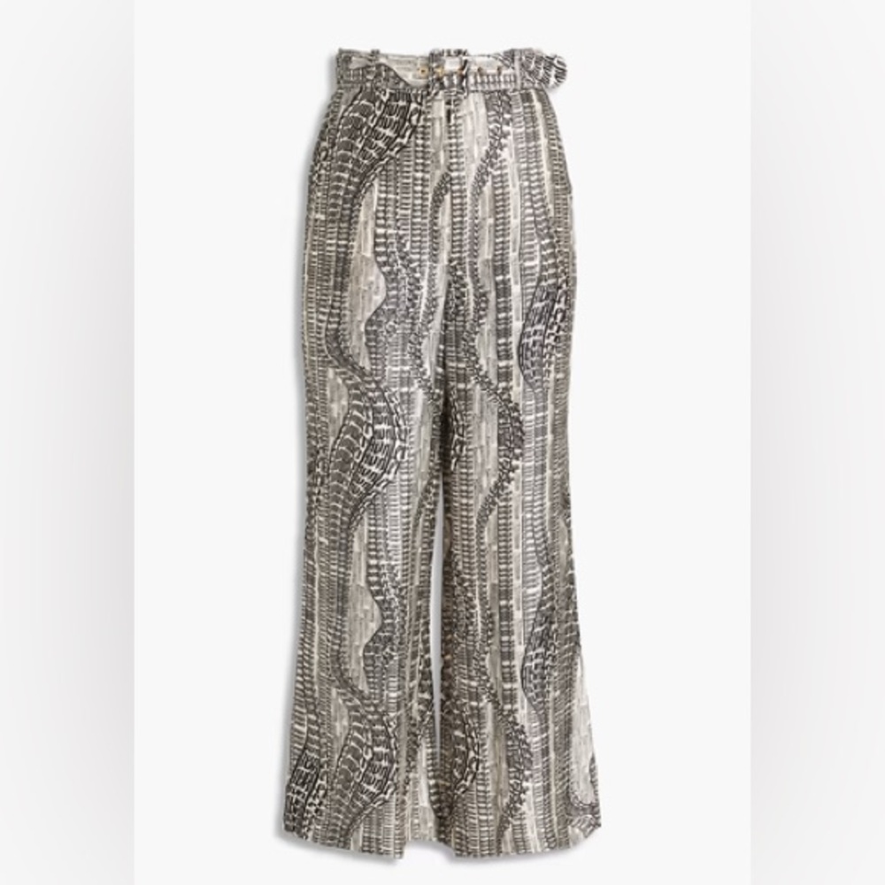 Zimmermann Monochrome Wide Leg Pants